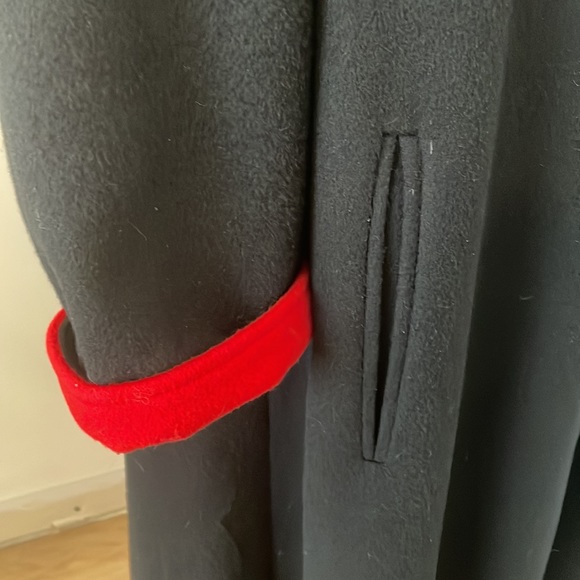 VTG Late 70s Mr Fred Virgin Wool Women’s Full Length Coat Size M Saks Fifth Ave - Picture 8 of 11